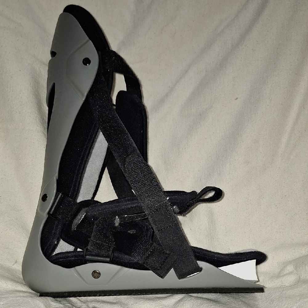 Black and Gray Ankle Brace